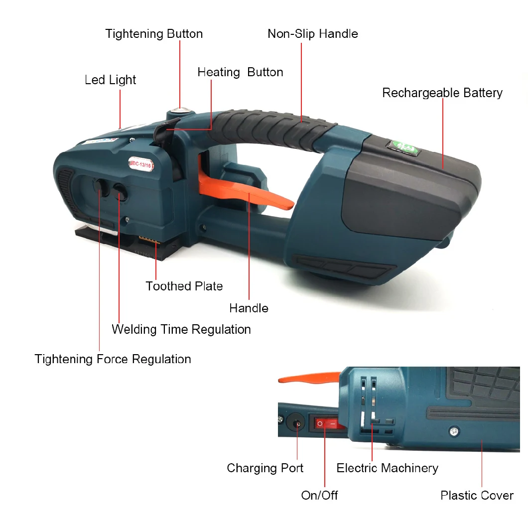 Steel Strapping Tool Jdc13/16 with Competitive Price