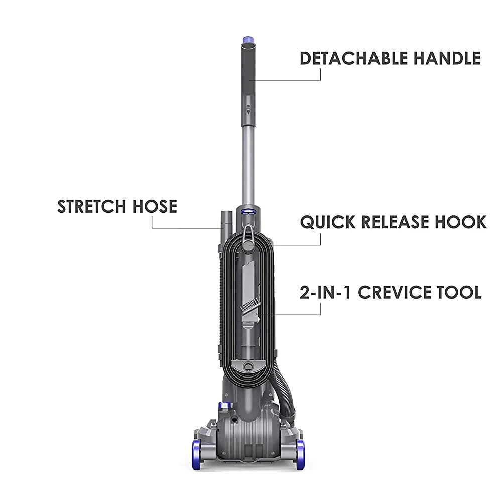 Bagless and Lightweight Upright Vacuum Corded Stick Cleaner